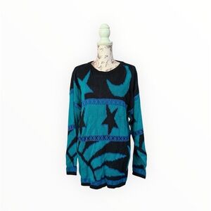 Vintage Pattern Knit Sweater